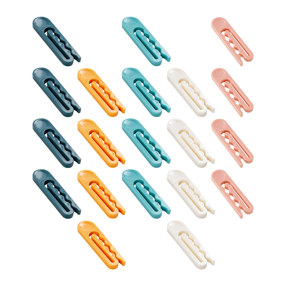 

20 Pcs Windproof Clothes Clips Plastic Quilt Clothes Underwear Socks Towel Skirts Pants Shorts Balcony Bedroom Bathroom