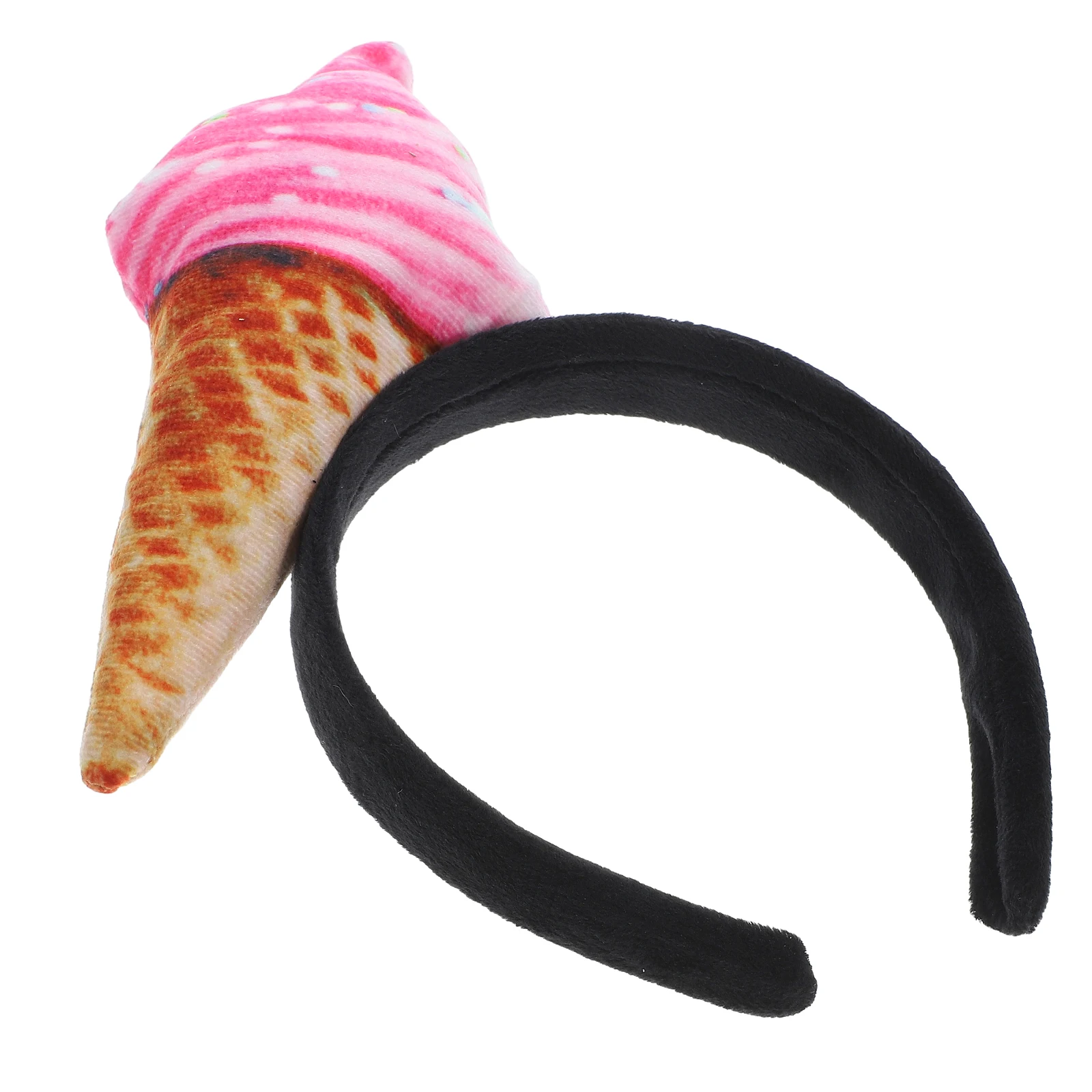 

Pink Ice Cream Headbands Women Hair Bands Braiders Accessories cute Ice Cream shape Face Wash Hair Hoop girls Hair Styling Tools
