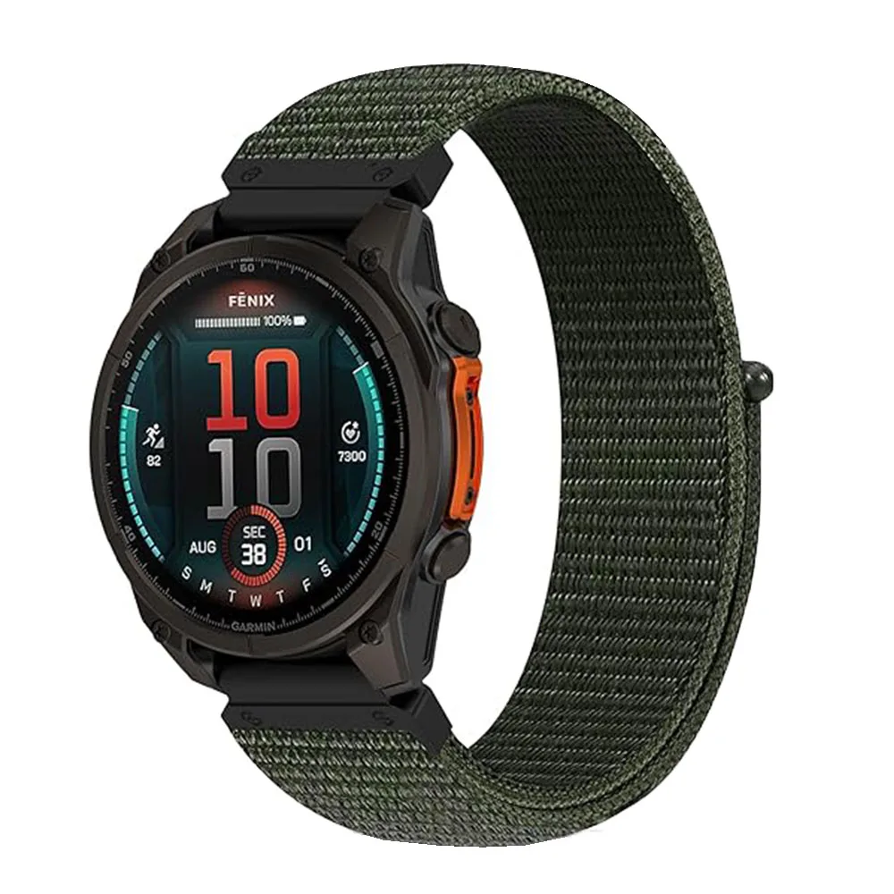 26 mm 22 mm QuickFit-Uhrenarmband für Garmin Fenix 8 8Pro 7 7X 6 6X 5X/Forerunner 970 965/Enduro 3/Instinct 3 2X Sports Nylonarmband – Detail 16