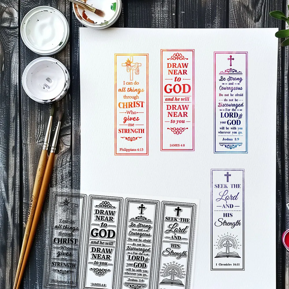 1 قطعة بولي كلوريد الفينيل واضح Stamps لسكرابوكينغ ألبوم صور بطاقات الزخرفية صنع أوراق ختم كلمة 160x110mm