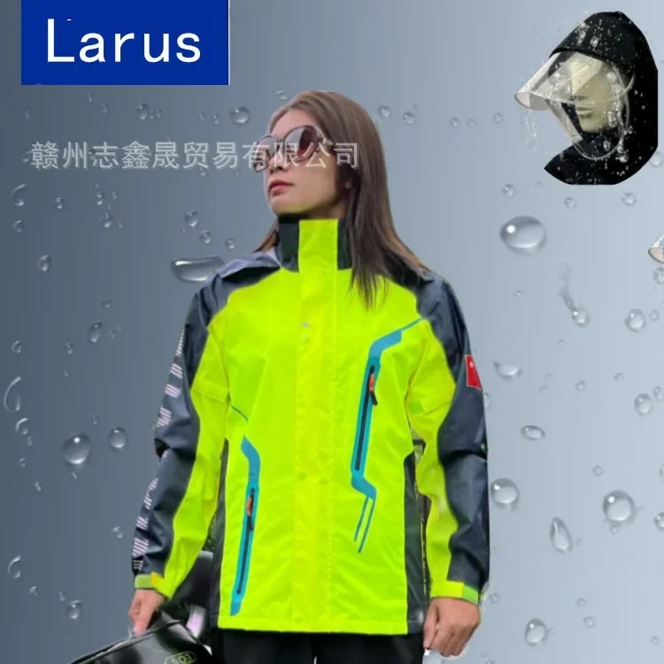 Motorcycle Raincoat Suit Rainstorm Prevention Jacket Pants Camping Hiking Fishing Raincoat Moto Rain Coat Motorcyclist Rainwear