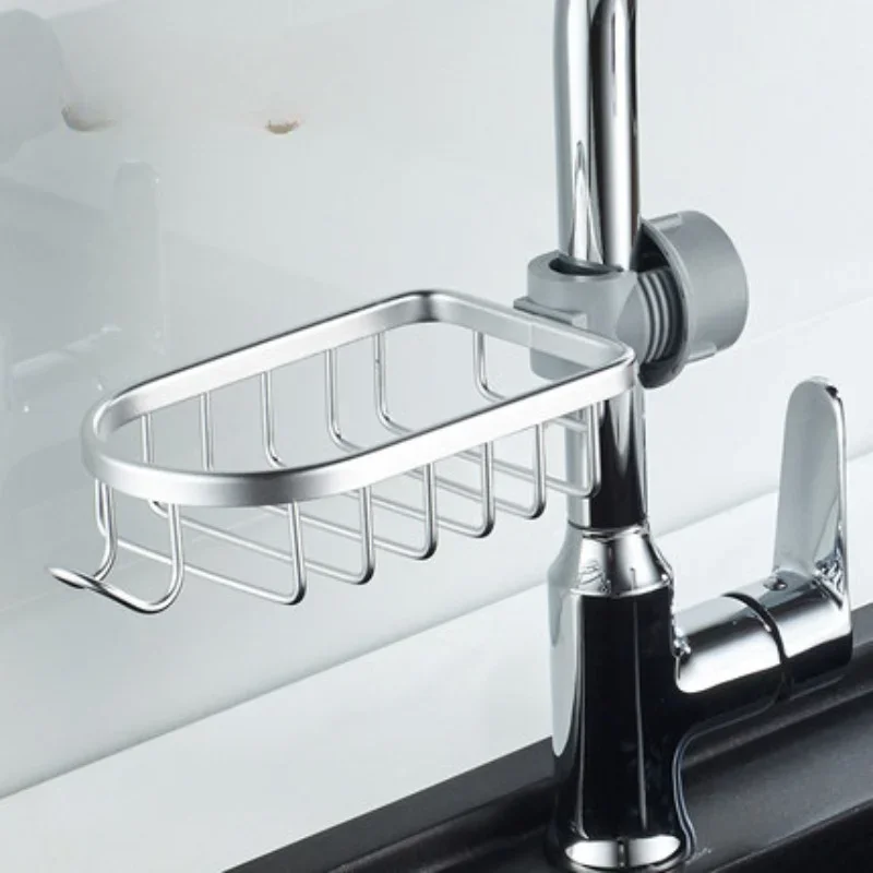 Clip-on Soap Tray Aluminum Alloy Soap Dish Adjustable Shower Rail Slide Soap Plates Smooth Bathroom Kitchen Holder