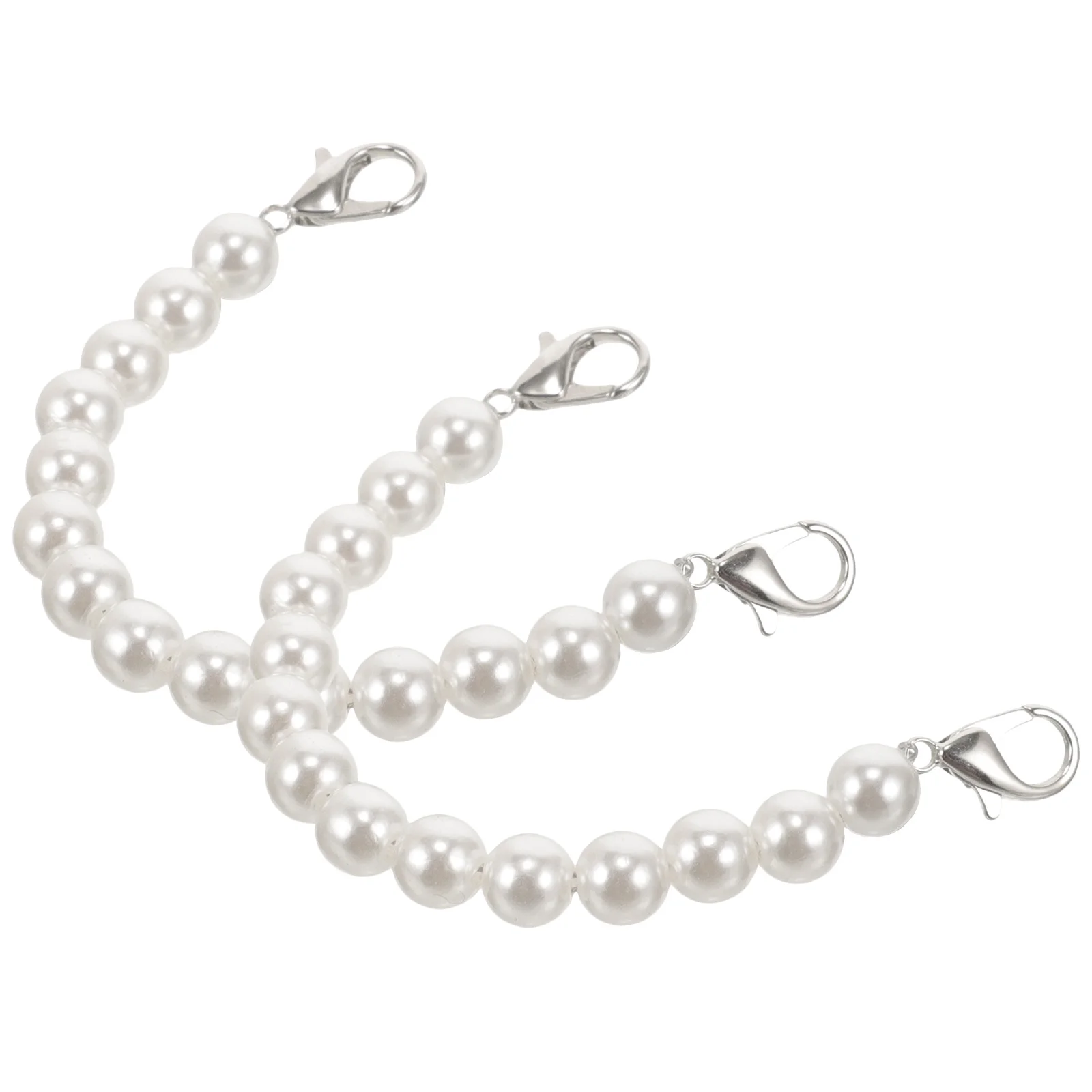 

2pcs Pearl Ankle Straps For Heels Replacement Shoe Straps High Heel Strap Decorative Women Detachable Shoes Accessories