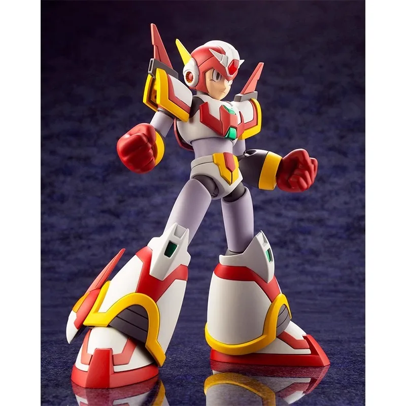 KOTOBUKIYA-Figura Anime Original de Rockman X, Mega Man KP530, Force Armor, Rising Fire Version, Brinquedos Colecionáveis para Crianças, Em Stock