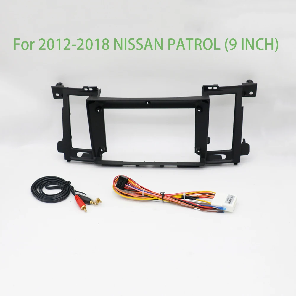 

Автомобильные аксессуары, 9-дюймовая рамка, лицевой адаптер, Android-радио, аудиоприборная панель для NISSAN PATROL 2012-2018 гг.