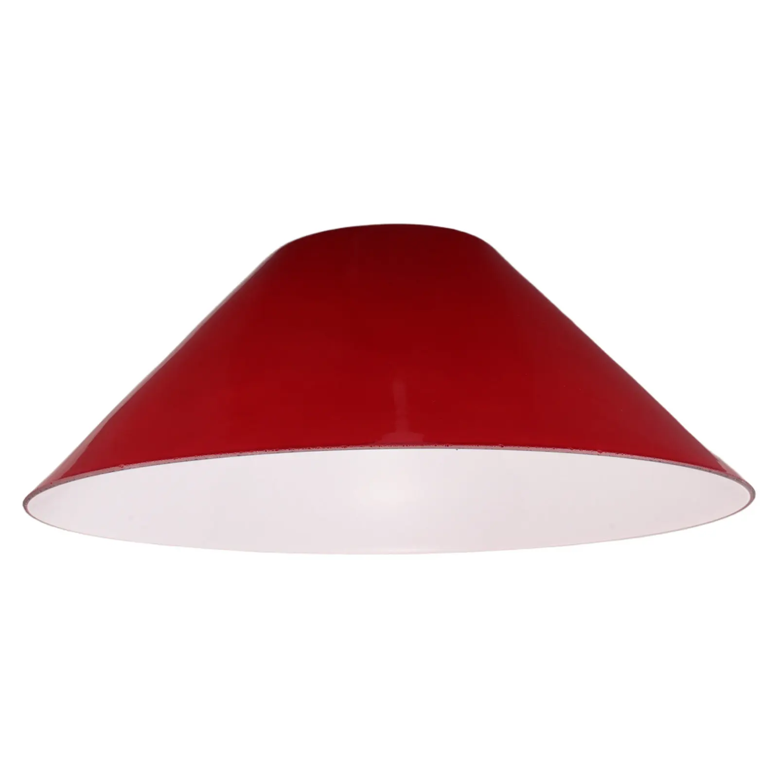 Vintage Red Glossy Glass Lamp Shade E27 Small Table Lamp Shade Replacement Soft Light Diffuser for Reading Task Desk Office