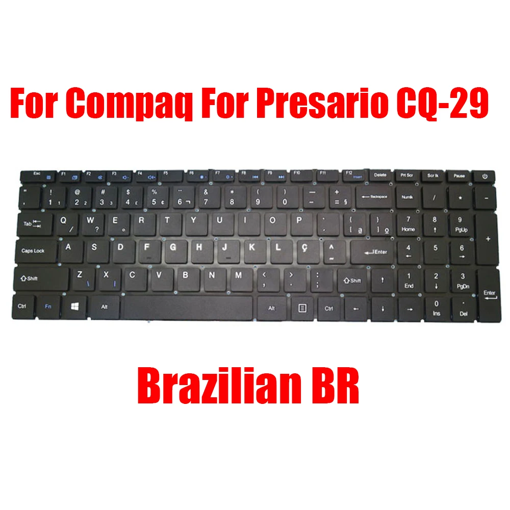 

Laptop Replacement Keyboard For Compaq For Presario CQ-29 Brazilian BR Black Without Frame New