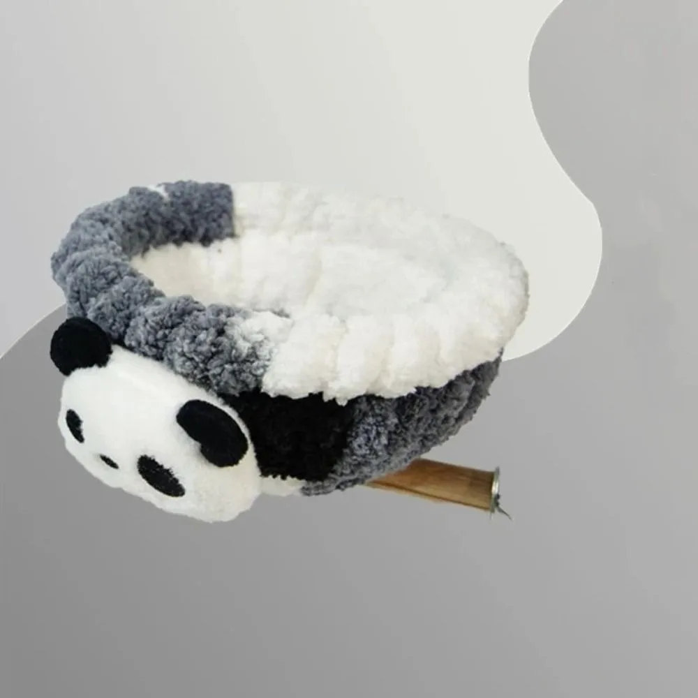 

Bird Toy Plush Warm Bird Nest Thickened Cartoon Panda Bird Cage Bed Comfortable Bird Cage Swing Winter