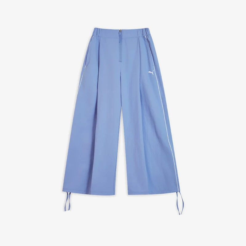 

Puma Genuine 2025 летние женские свободные широкие тканые повседневные брюки 631719-90