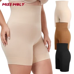 Plus Size Shaping Shorts Women Tummy Control Body Shaper Slimming Thigh Underwear High Waist Butt Lifter Flat Belly Panties 4XL