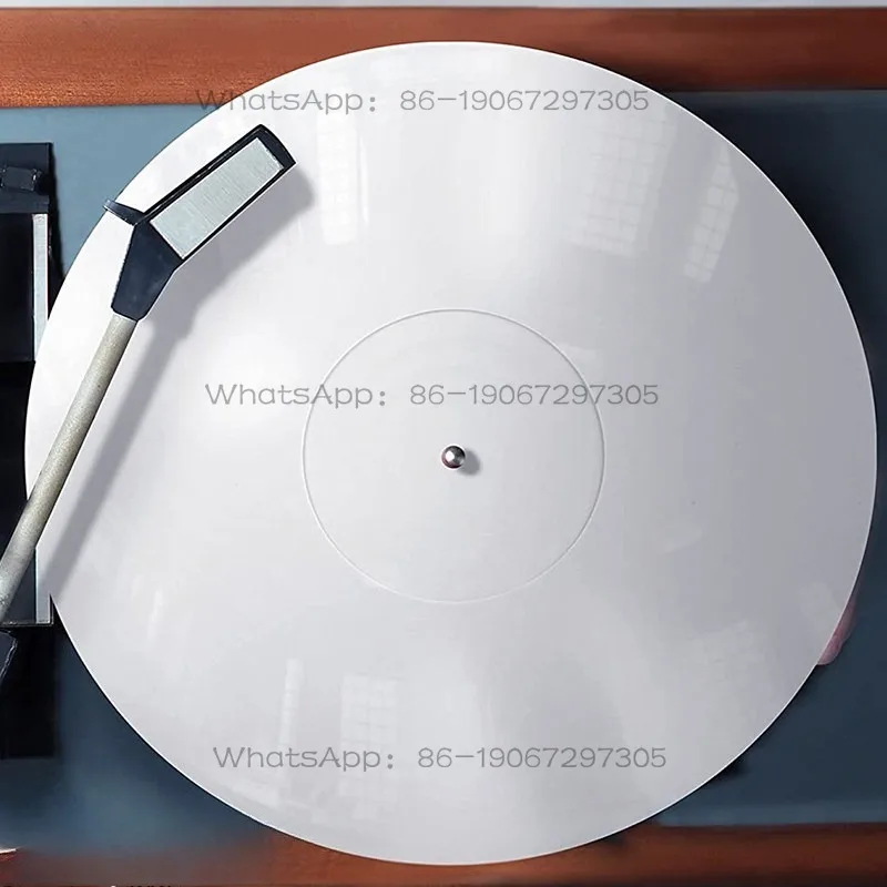Fluorescent Acrylic Record Pad 12-inch Vinyl Record Player Pad Anti-static To Improve Sound Quality Stable Broadcast Record