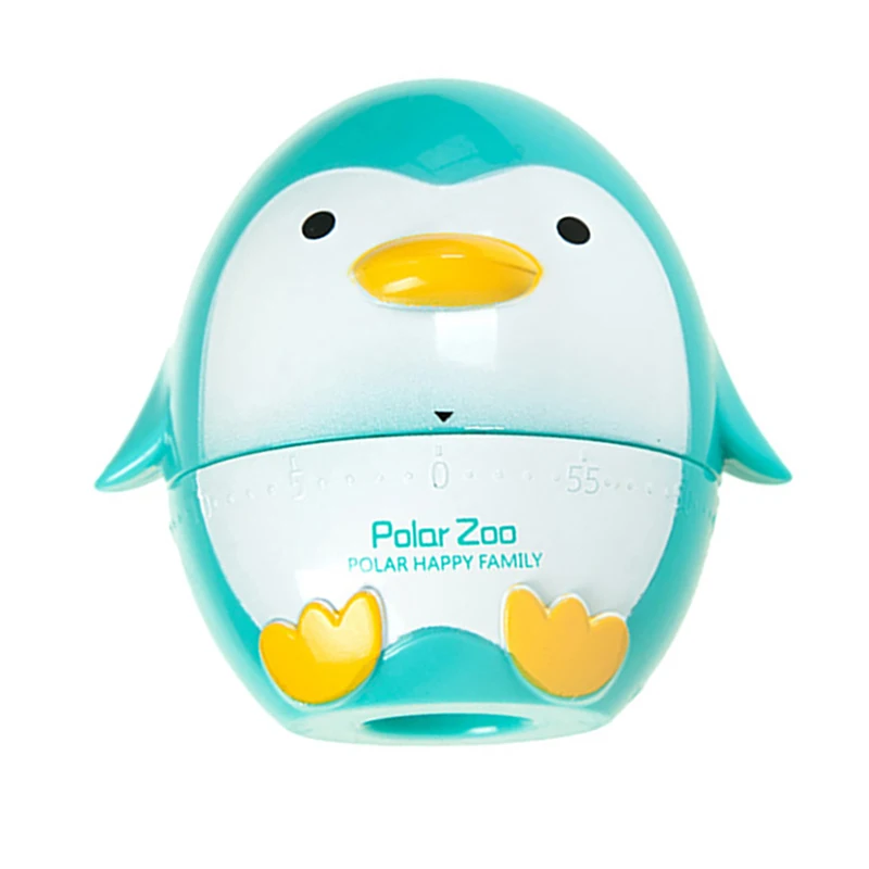 Cartoon Penguin Kitchen Timer 60 Minutes Cooking Timer Alarm Counter Reminder Useful Kitchen Cooking Accessories