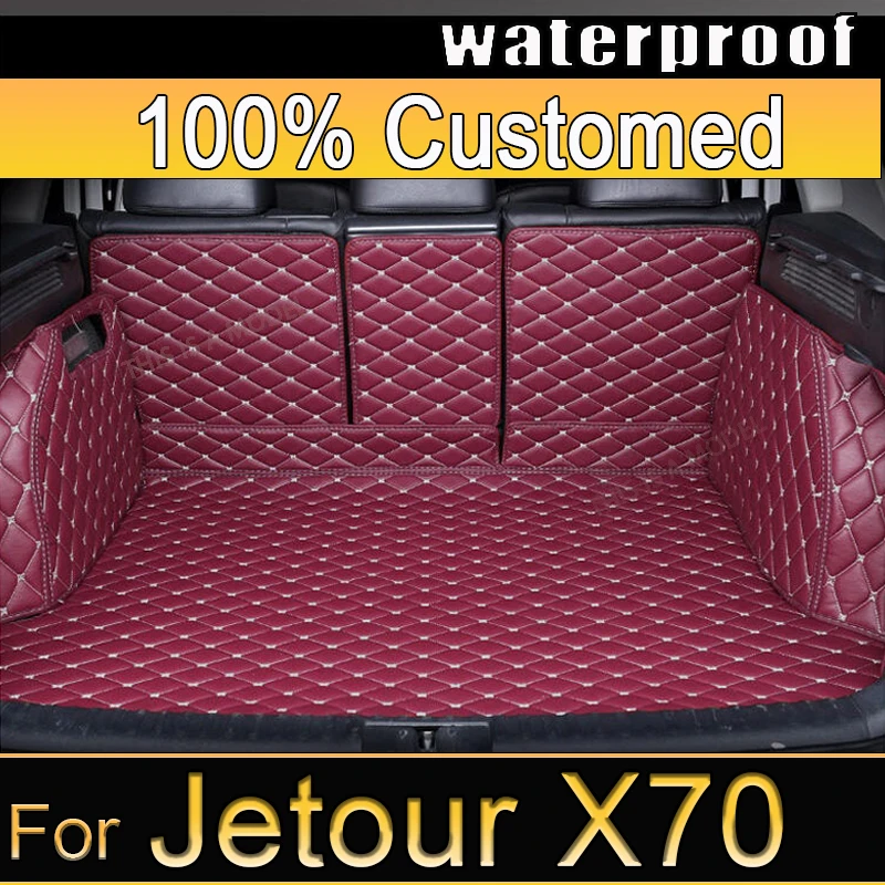 

Высококачественные коврики для багажника, коврики для груза для Jetour X70 2018 2019 2020 2021, защитные аксессуары для заднего коврика, коврики