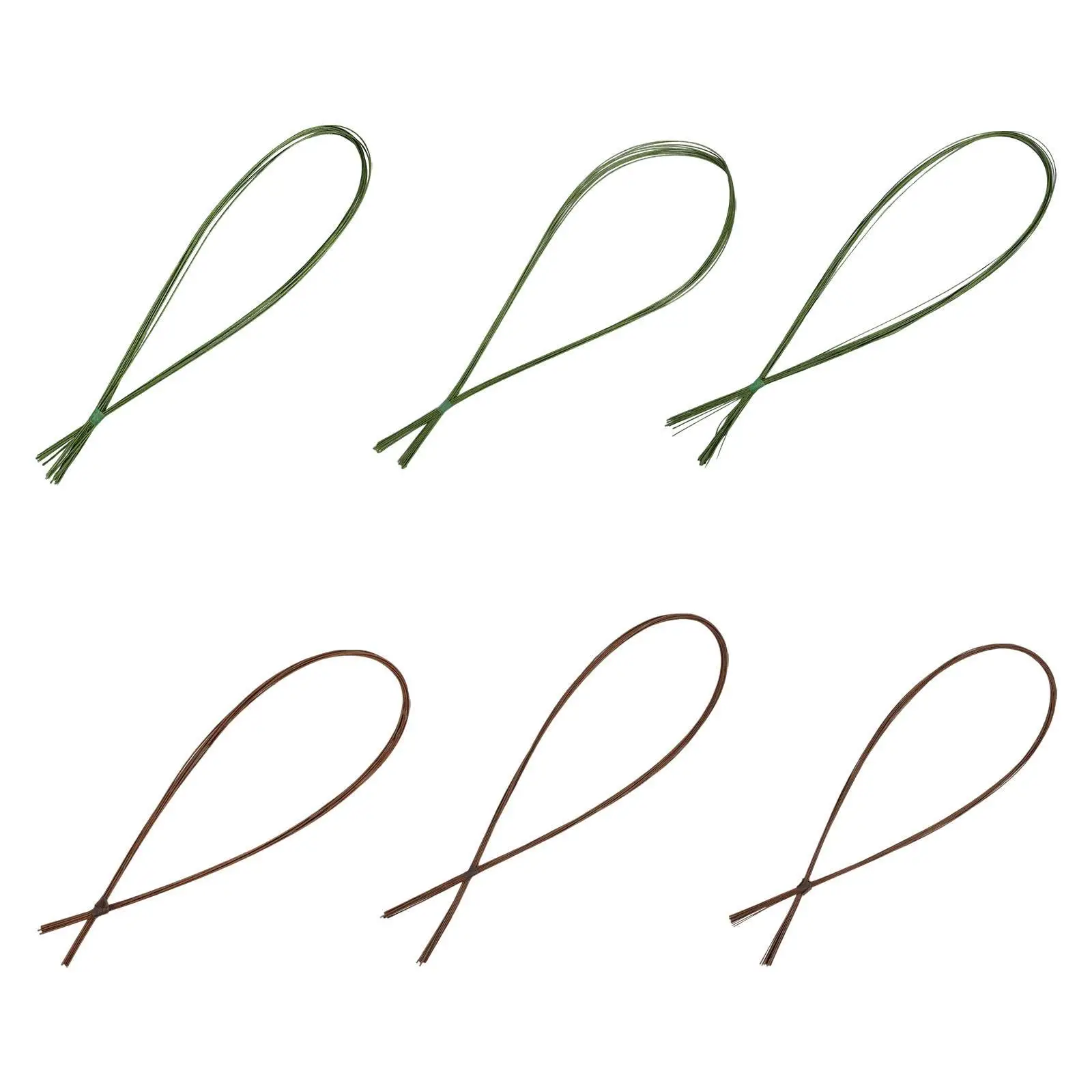 Fio floral florista fio de ferro comprimento 39,37 polegadas, fácil de dobrar, para envoltório de haste de buquê, kit de arranjo floral profissional resistente