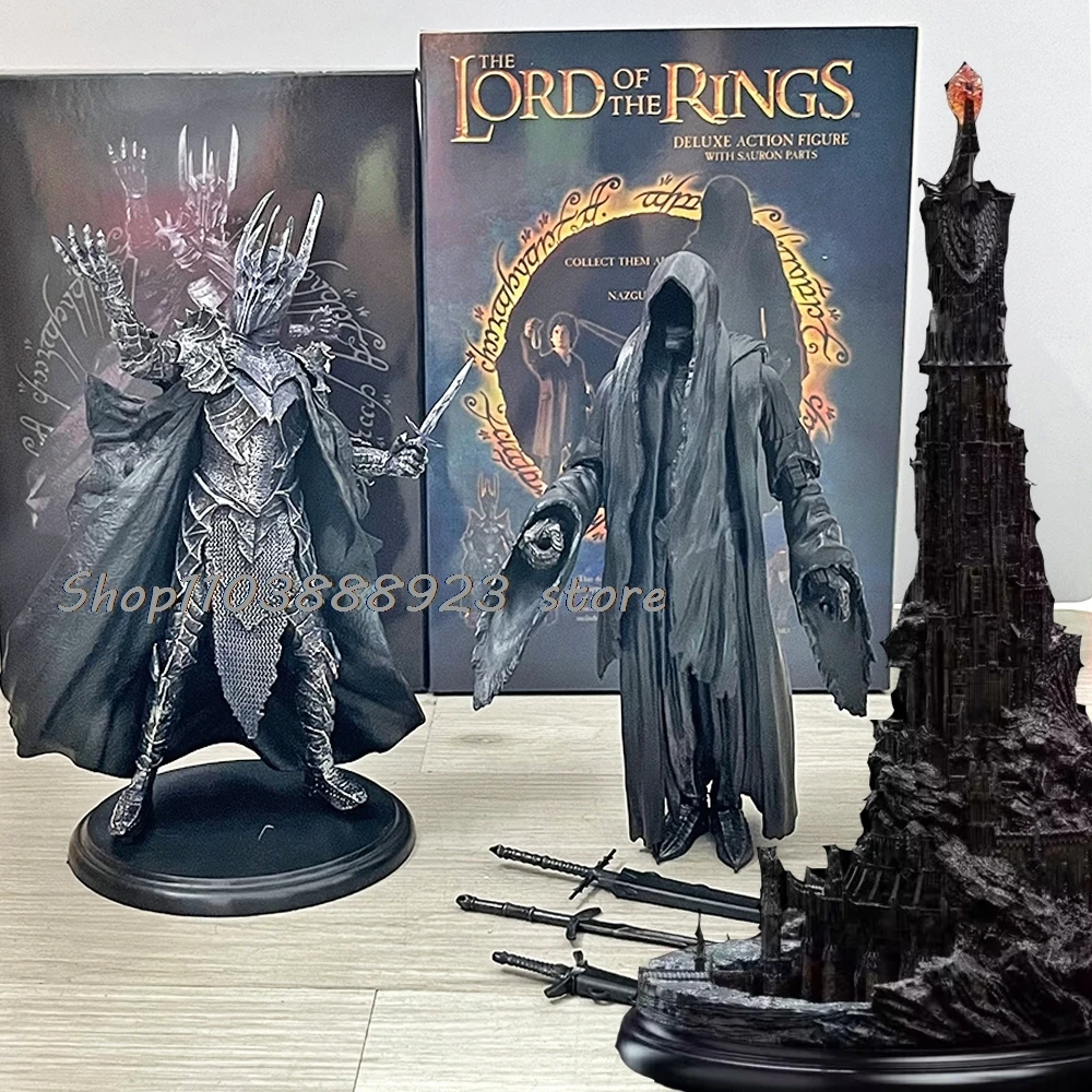 Nazgul Ringwraith Action Figure Dark Nazgul Ringwraith Black Tower Game Figure Toy Model Decation Christmas Helloween Gift Doll