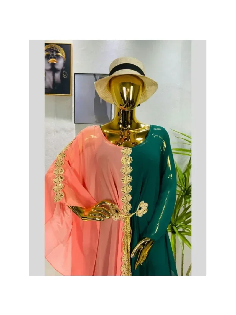 

Customized Customized Plus Size African Dresses for Women Dashiki Long Sleeve Sequins Muslim Long Abaya Maxi Dress Outfits Afri