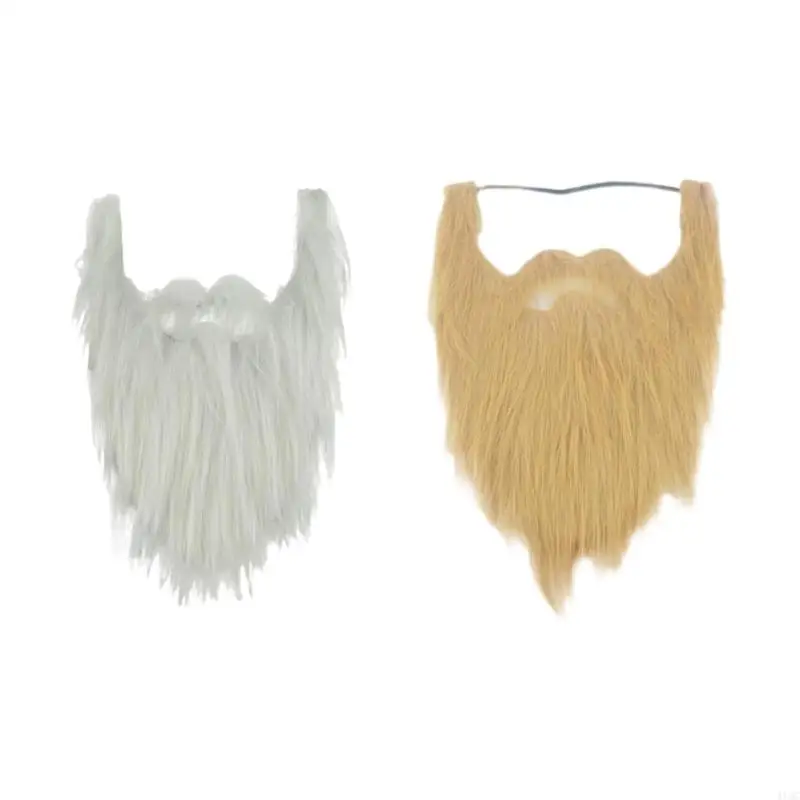 2025 Nieuwe Halloween Fake Mustaches lijmnieuwigies harige baardkostuum gezichtsbehandelingen haar