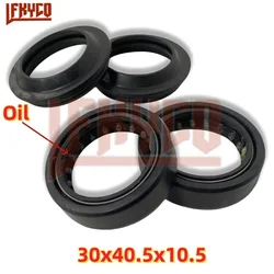 Motorcycle Suspension Sealants Rubber Spring Shock Absorber Front Fork Oil Seals 30x40.5x10.5 for Suzuki GN125 GS125 QJ125 EN125