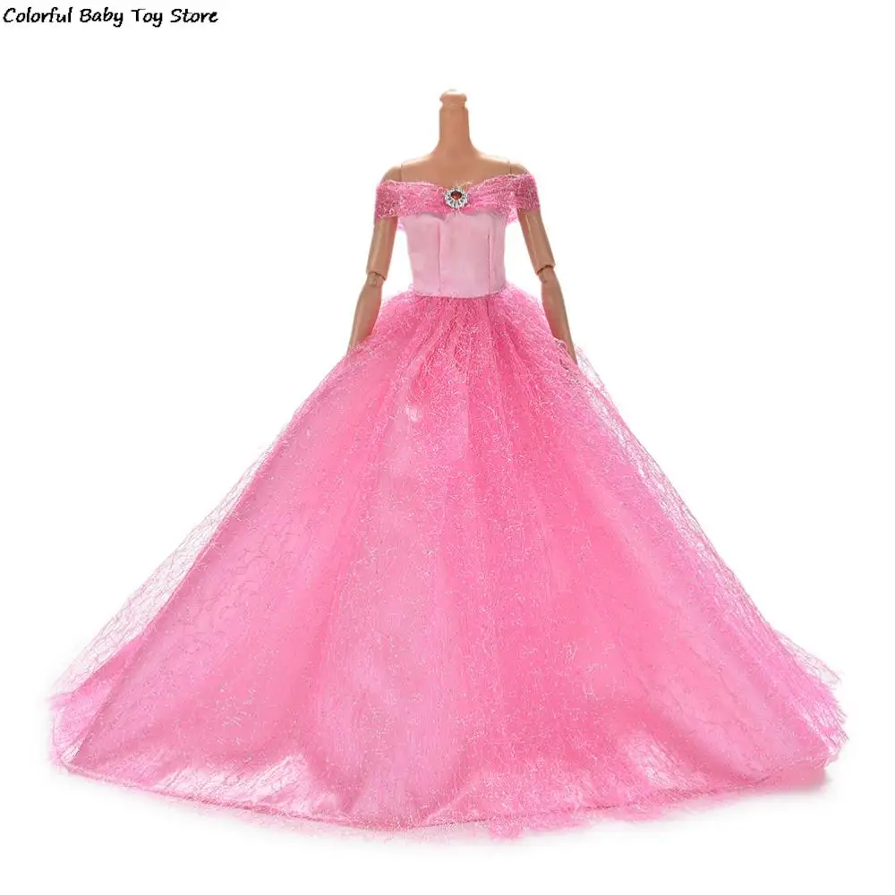 Лидер продаж в наличии, свадебное платье принцессы ручной работы высокого качества, элегантная одежда, платье для кукольных платьев