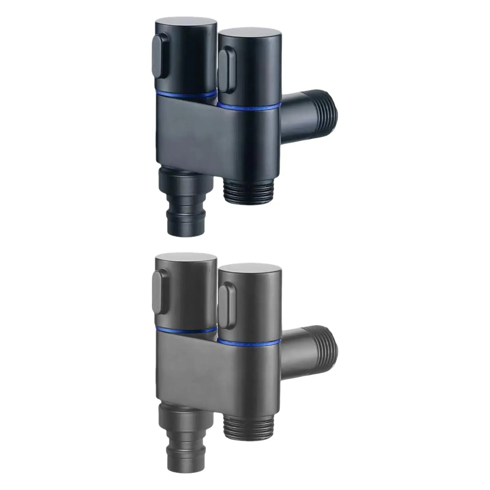 Three Way Angle Stop Valve Thread Filling Angle Valve for Home Basin Kitchen