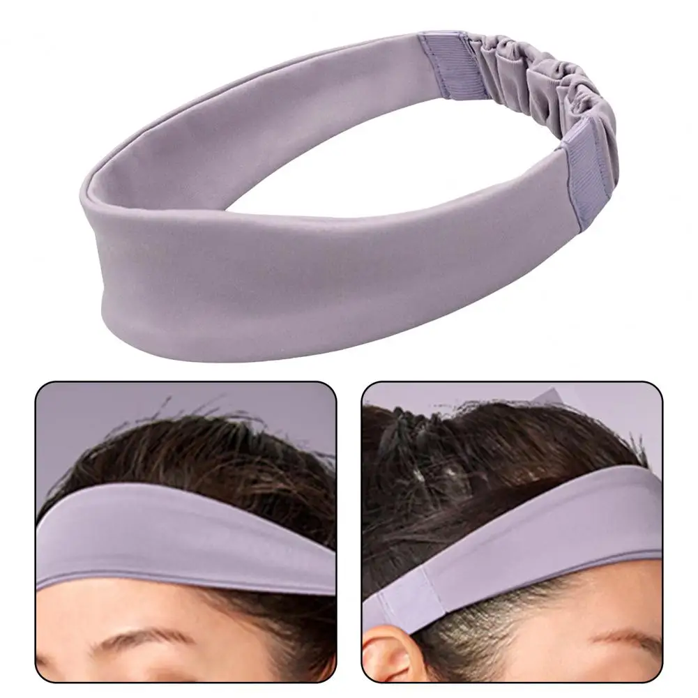 Men Sweatband Stretch Elastic Women Dancing Yoga Sports Sweatband Fast Dry Outdoor Running Headwrap Fitness Cycling Hair Band