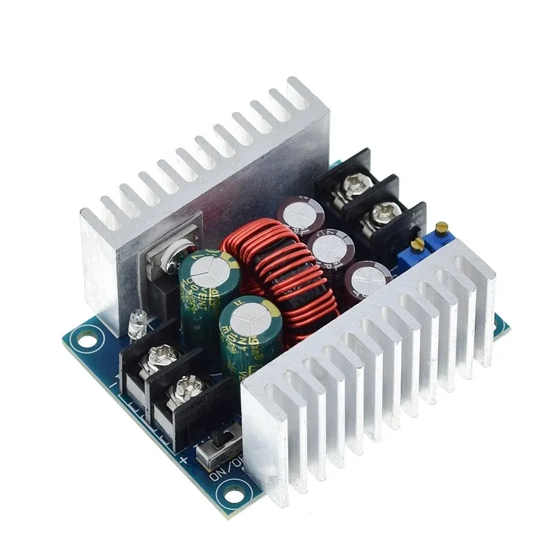 300W 20A DC-DC Buck Converter Step Down Module Constant Current LED Driver Power Step Down Voltage Module Electrolytic Capacitor
