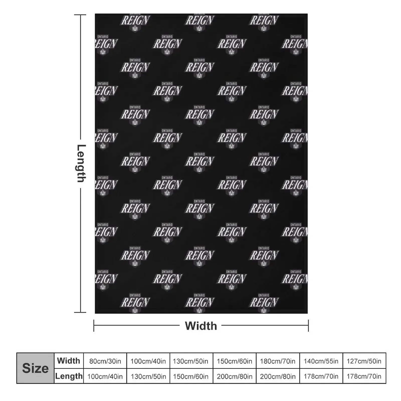 The Reign, Ontario Throw Blanket couch cozy soft plush fuzzy picnic outdoor blanket