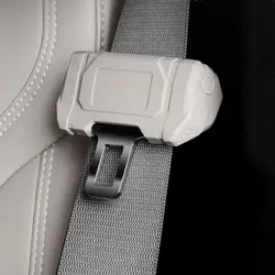 2 pcs Anti Scratch Belt Buckle Covers Anti Abnormal Noise Snap Protector Seat Belt Clip 2 pcs Silicone Case Protective Cover Car