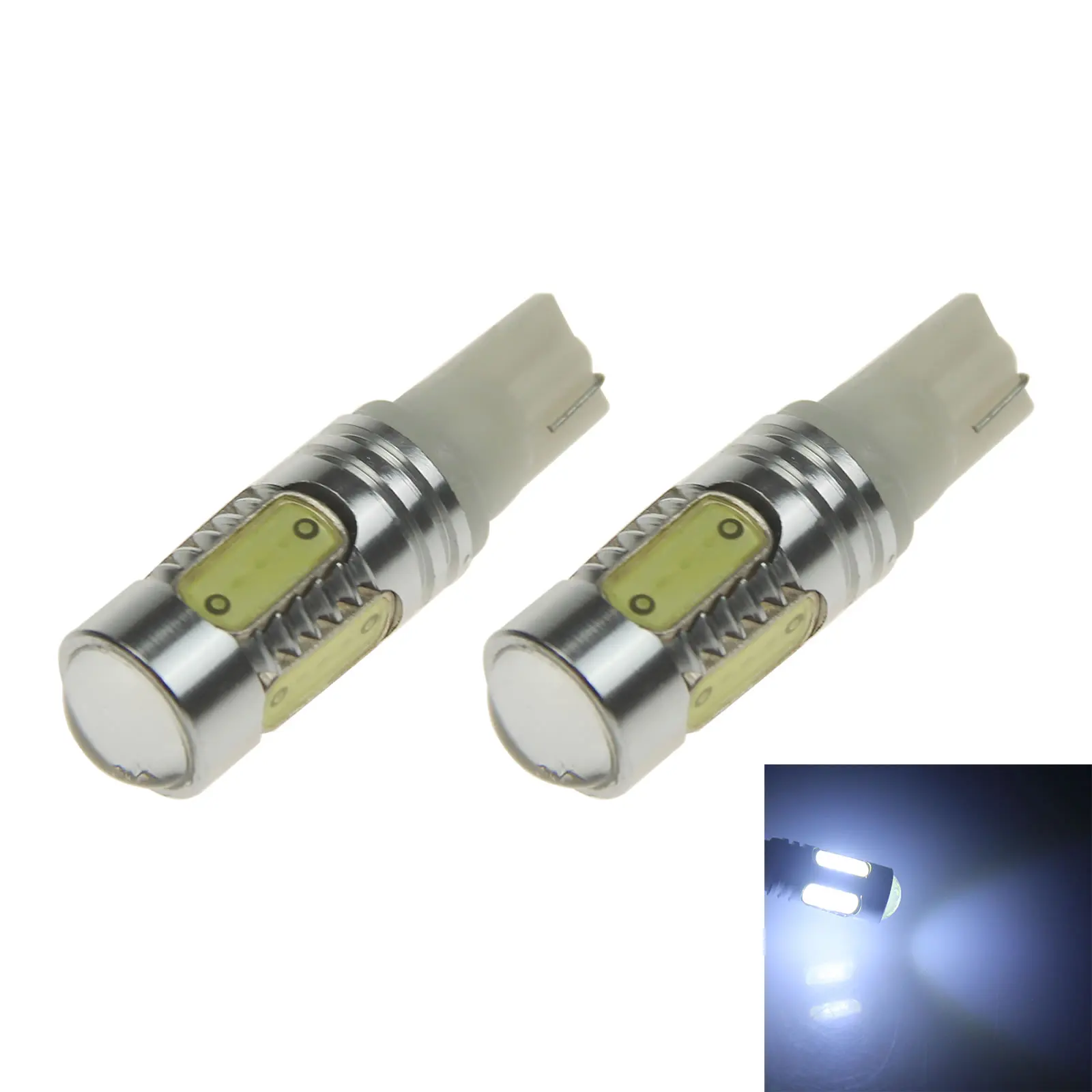 2X White Car T10 W5…