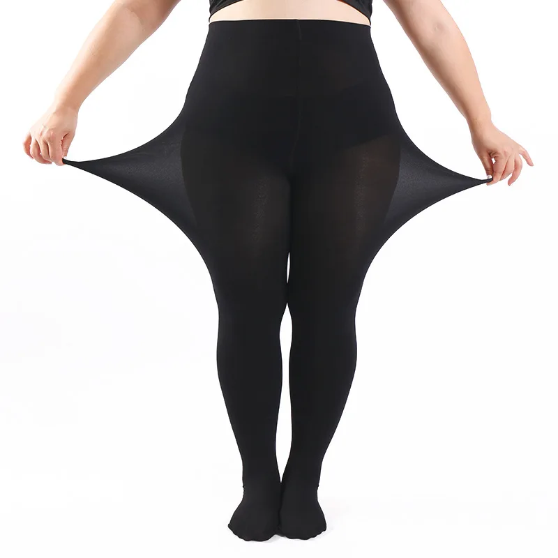 Mulheres 80D reforçado engrossado PLUS TAMANHO XL 2XL 3XL 4X senhoras conforto elevador quadril meia-calça de nylon