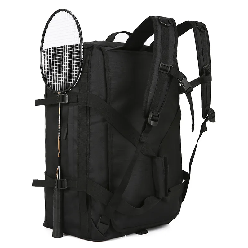 multi-functional-large-capacity-double-shoulder-travel-bag-sports-equipment-bag-outdoor-handbag-polyester-pure-color-men's-bag