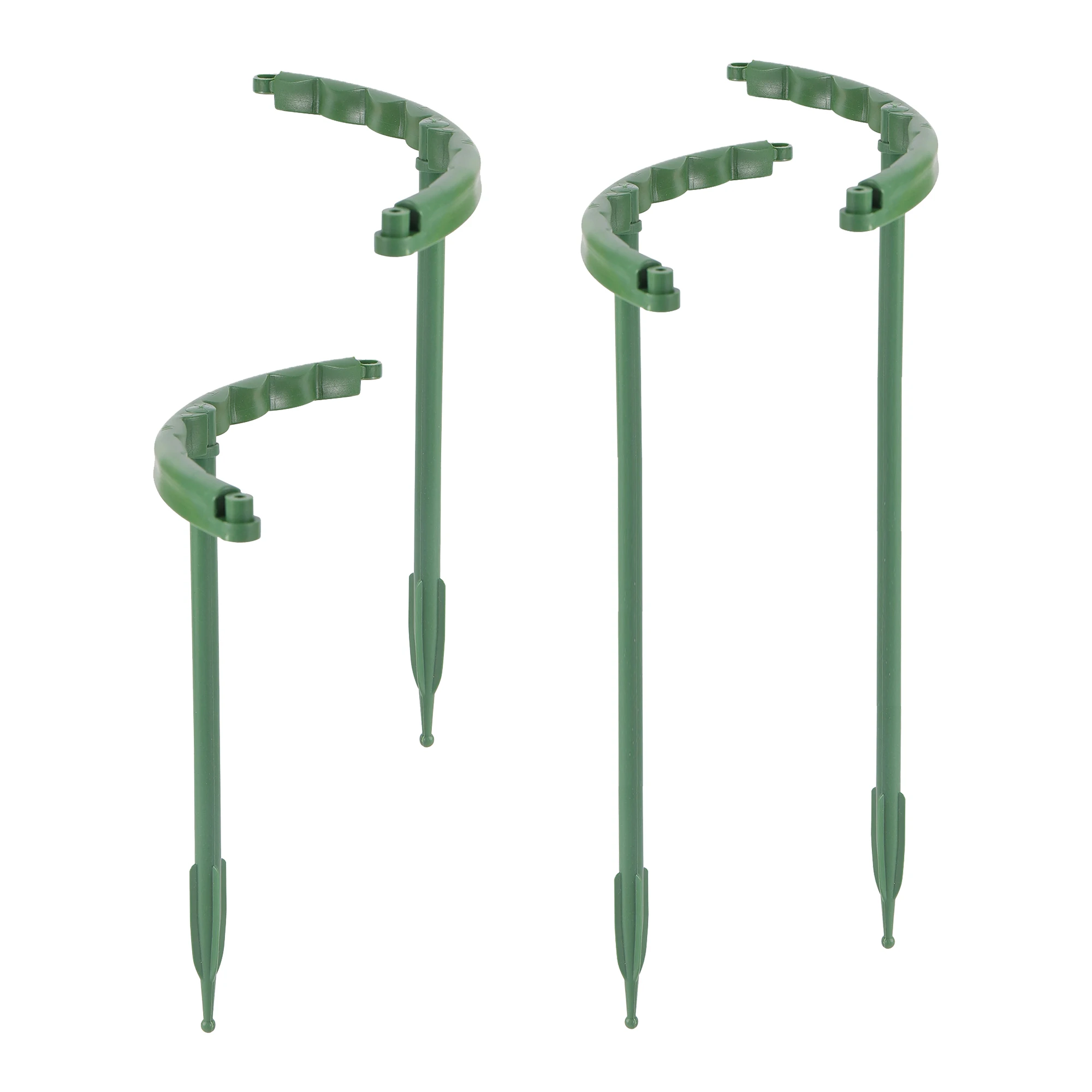 2pcs Semi Cle Plant Support Ring Plant Support Plant Pile Plant Cage Flowerpot Climbing Frame Fixed Pole Frame Gardening Tools