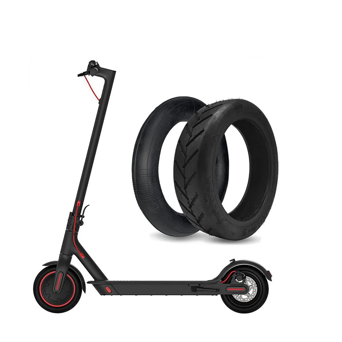 8.5 Inch Universal Electric Scooter Tires 8.5X2 Thickened Non-Slip Wear-Resistant 81/2X2 Inner and Outer Tires