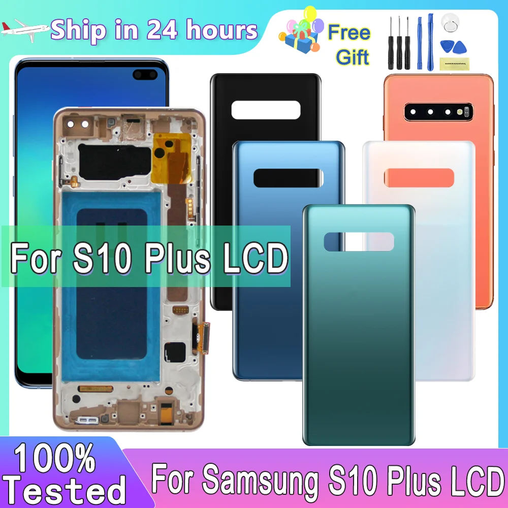 

TFT Display for pantalla Samsung Galaxy S10 Plus Lcd Touch Screen Digitizer Assembly for Samsung s10 plus screen replacement