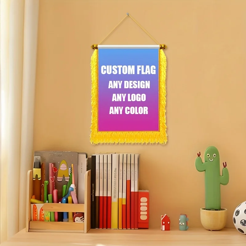 1pc Custom Party Exchange Flag Banner Customize Any Pattern You Need, Single-Sided Printing, Suitable for Indoor/Outdoor Parties