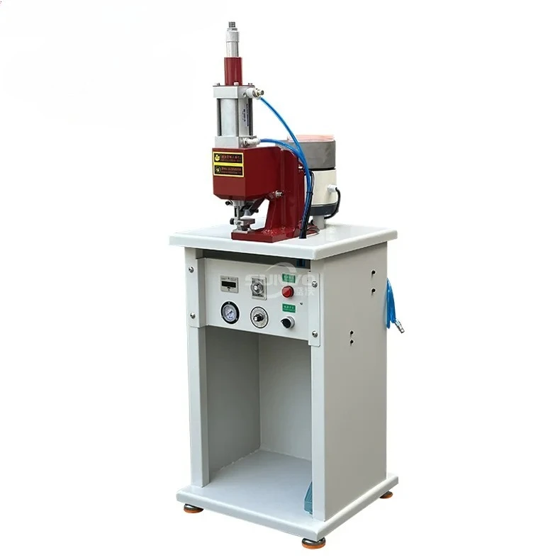 Pneumatic Bulk Nails Leather Belt Looping Locking Nailing Machine for Belt Making
