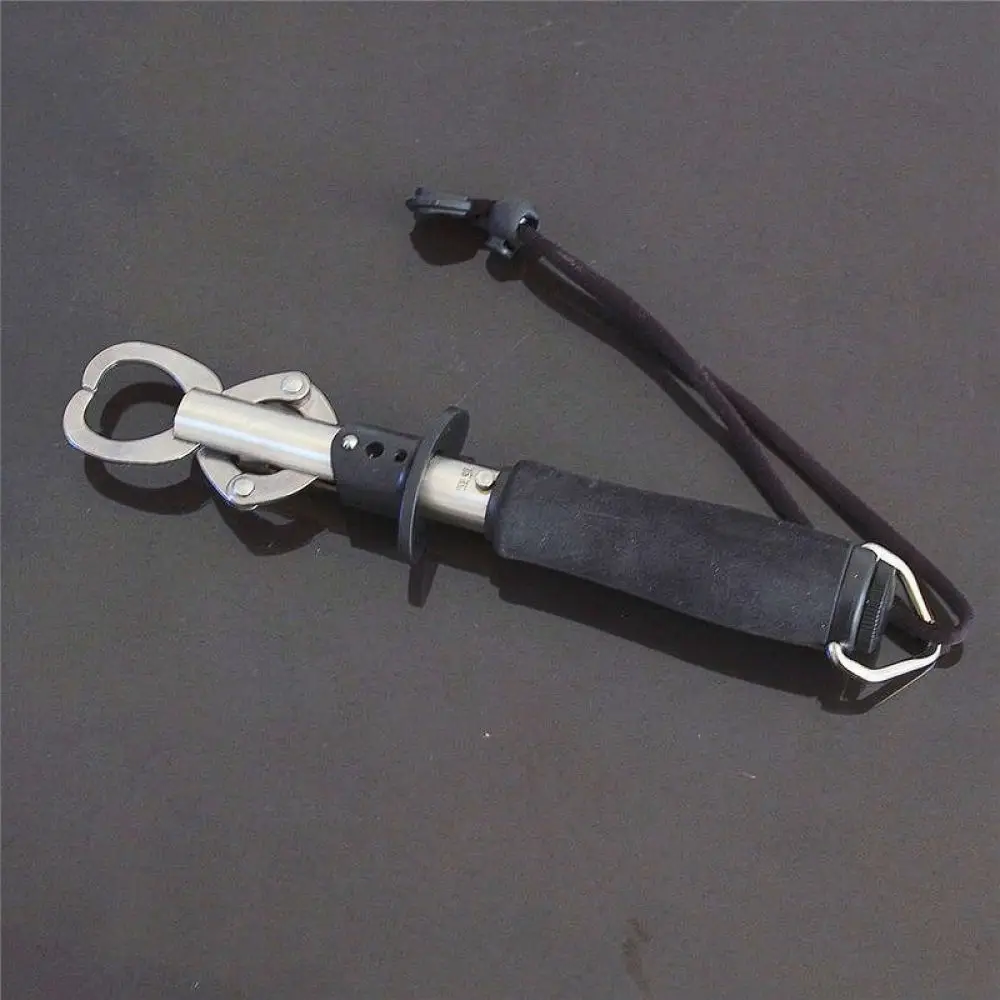 Professional Stainless Steel Fishing Lip Gripper Control Clamp Tool Lure Hook Remover Tackle For Saltwater Freshwater