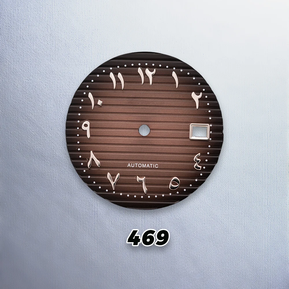 30.5 مللي متر S شعار N-autilus العربية الهاتفي الأخضر Noctilucent صالح NH35 NH36 حركة ساعة عالية الجودة تعديل الملحقات