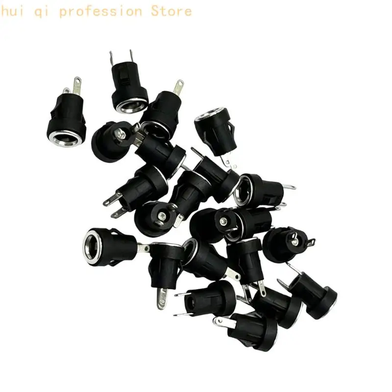 Weibliche Steckdose 5,5 x 2,1 mm, 2-poliges Kunststoffgehäuseteil mit Metallanschlüssen, 500er-Pack für Automobile und – Detail 9