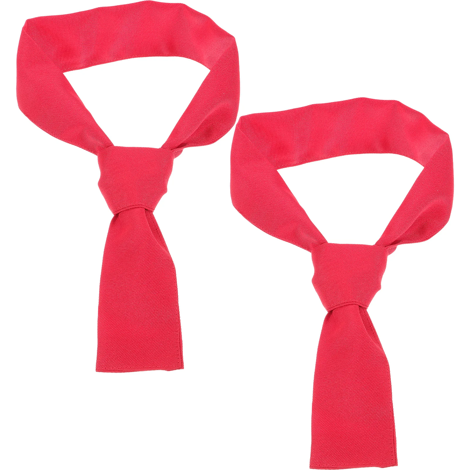 2 Pcs Chef Bow Tie Hotel Neckerchief Washable Comfortable Cotton Waiter Neckerchieff Work