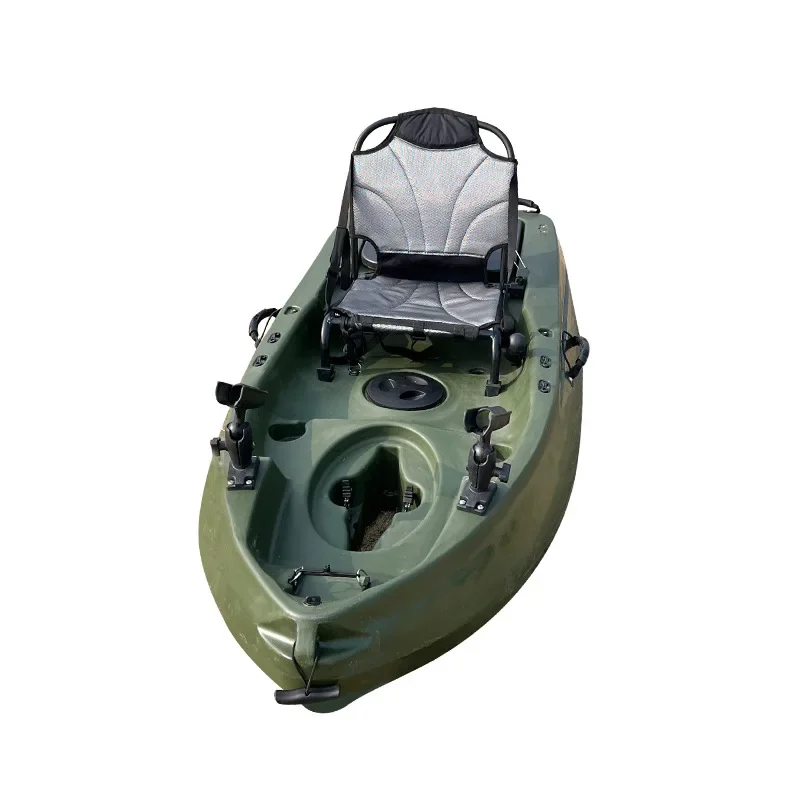 Wear Resistant Hard Shell Fishing Kayak, Single Person Folding Portable Canoe