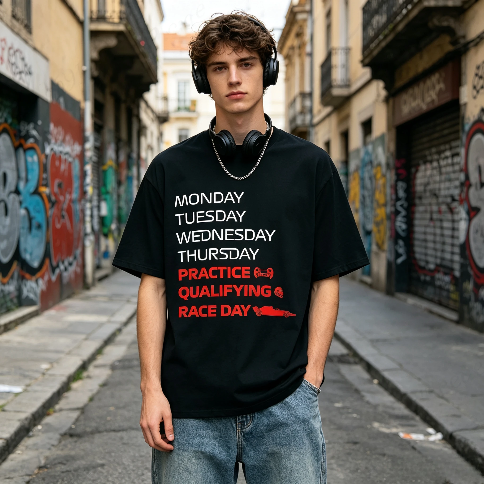 2026 Summer Race Week T-Shirt for Men Women Clothing Practice, Qualifying, Race Day Design Casual Men Clothing Racing Fan Gift