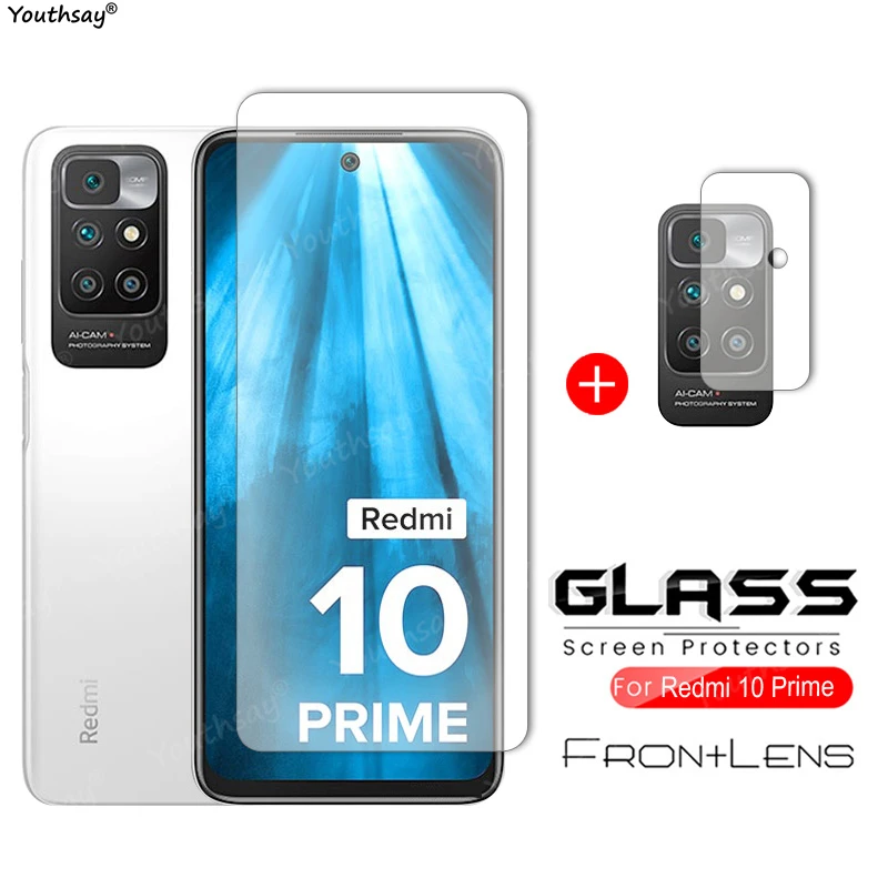 

For Xiaomi Redmi 10 Prime Glass Screen Protector Film for Redmi Note 10 Pro Note 9 Pro 9T 9S Tempered Glass for Redmi 10 Prime