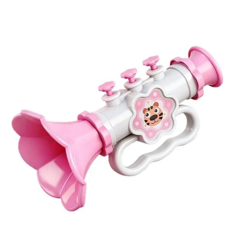Baby Cartoon Trumpet Whistle Toy Musical Instrument Early Education Blowing Horn Toy Kids Mini Blowing Trumpet Toys Cute Gift