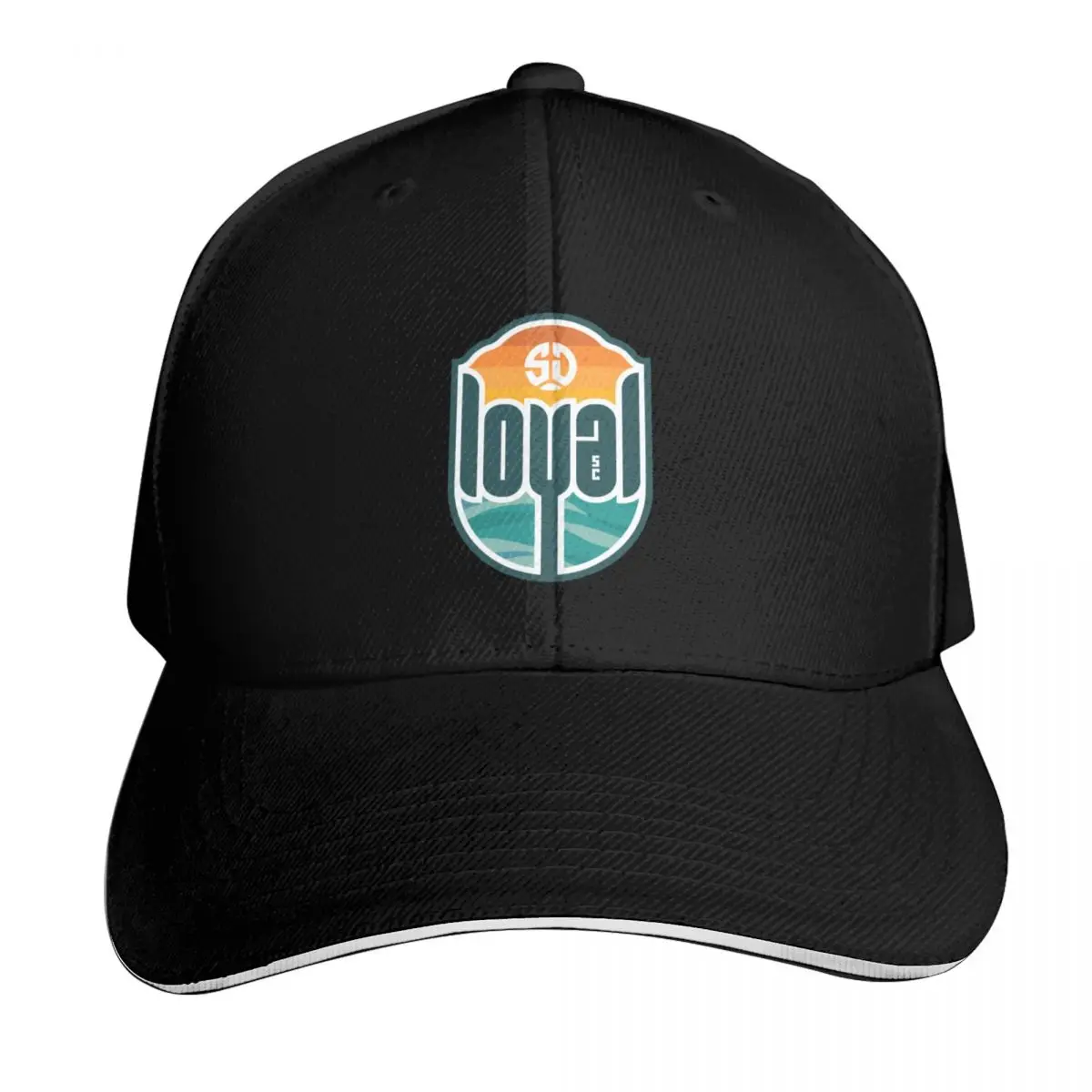 

San Diego Loyal Soccer Sticker Baseball Cap Unique hats sun caps Trucker Hat New In The Hat Women's Golf Wear Men's