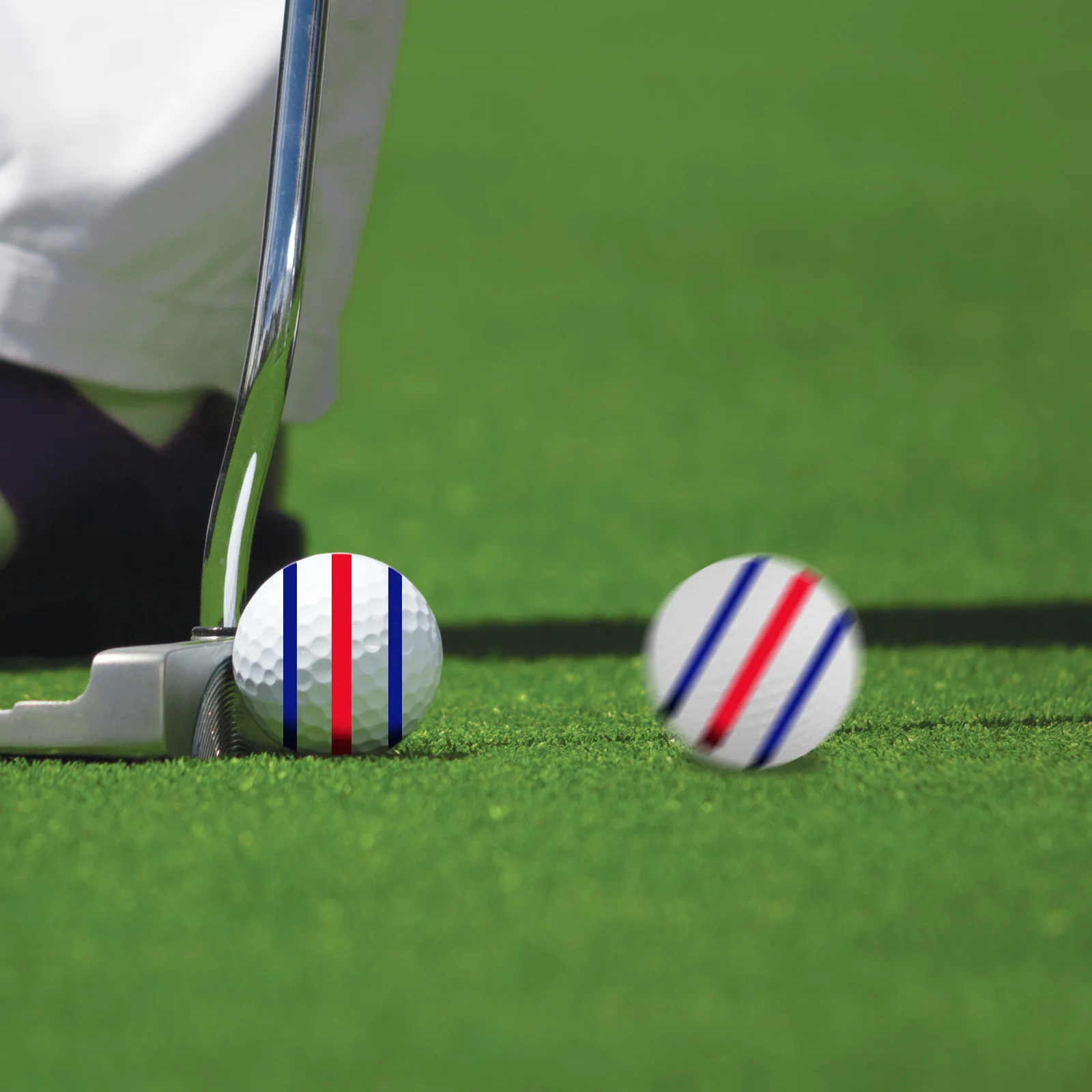 

Double Sided T Rice Liner Blue Red Black Yellow Golf Ball Markers Kit Balanced Pen Drawing Measurement Cleanable Golf