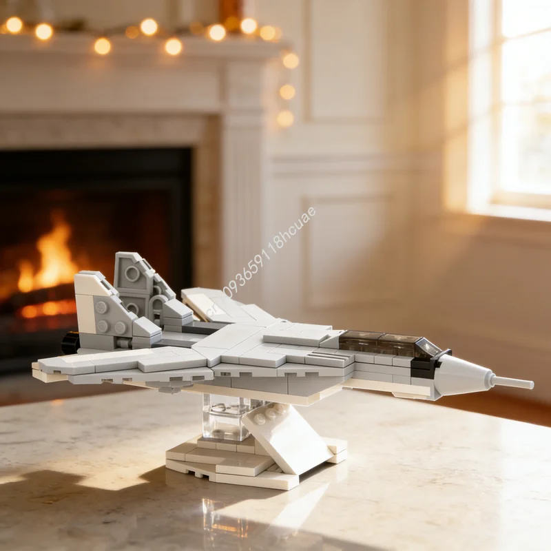 156pcs MOC Creator Designer Sets US Navy Grumman F Tomcat Original Livery Model Building Toy Blocks Architecture Christmas Gifts