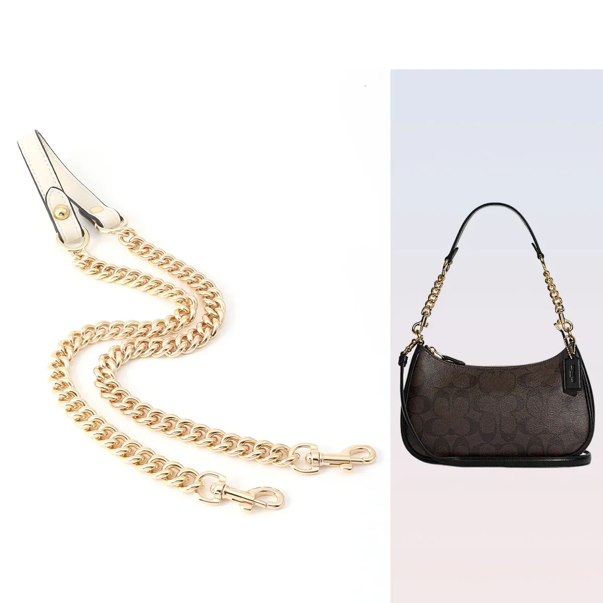 Coac Mahjong-Correa de cadena para bolso, accesorio de repuesto, bandolera Teri, bolso para axila, correa de cadena para jugadores de juegos Mahjong