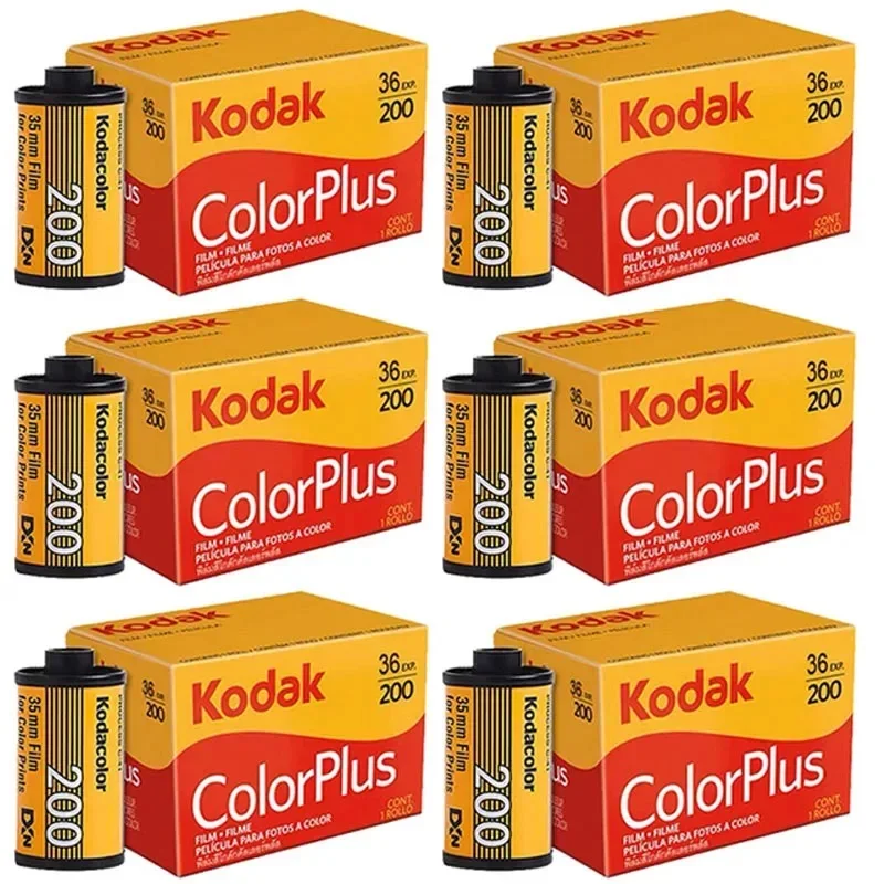 Kodak Film Photo Paper ColorPlus 200 36 Exposure35mm 1-5 Rolls New Films of Kodak Photo Paper Camera(Expiration Date: 2025)