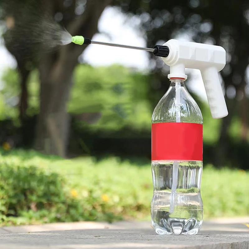 Electric Sprayer With Adjustable Nozzle USB Charging Automatic Watering Mist Sprayer Portable Sprayer Sprinkler Handheld Tool